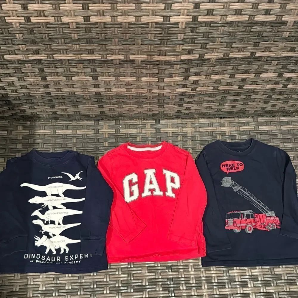 Boy long sleeve blouse bundle 3